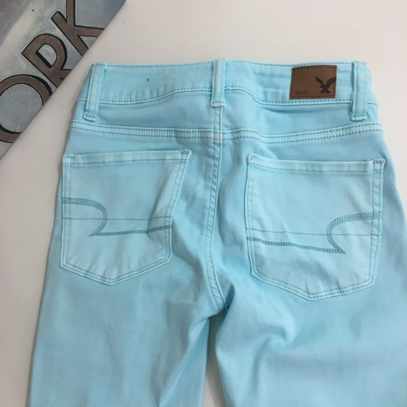NWOT American Eagle Blue Ankle Length Jegging - Picture 5 of 5